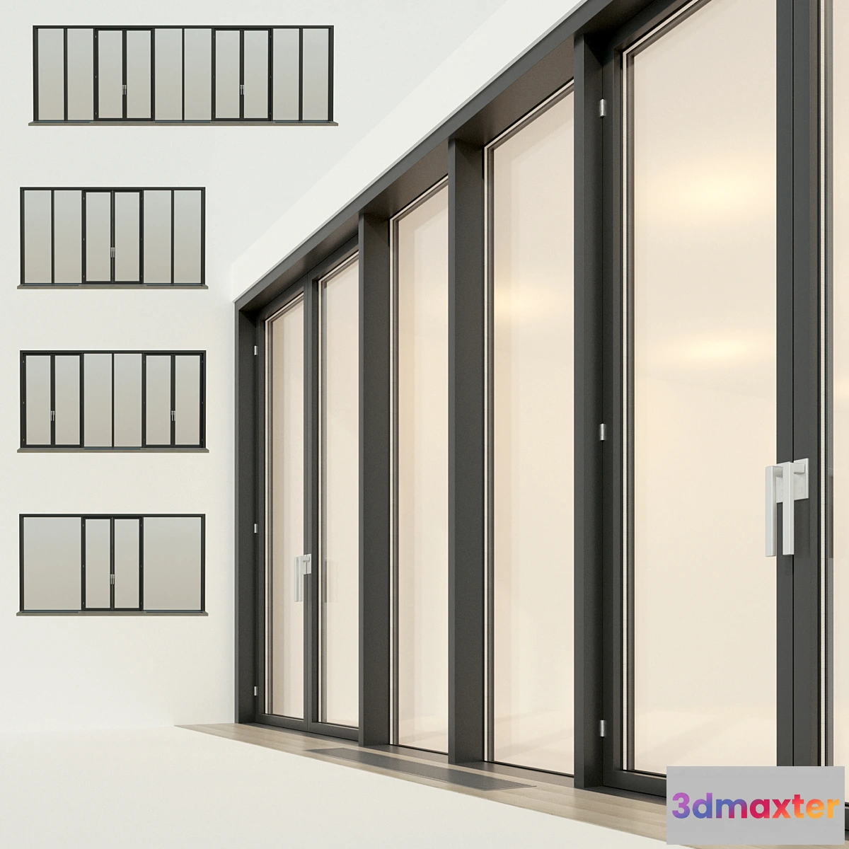 737047 - Panoramic glazing. Stained glass window 21 - No.2