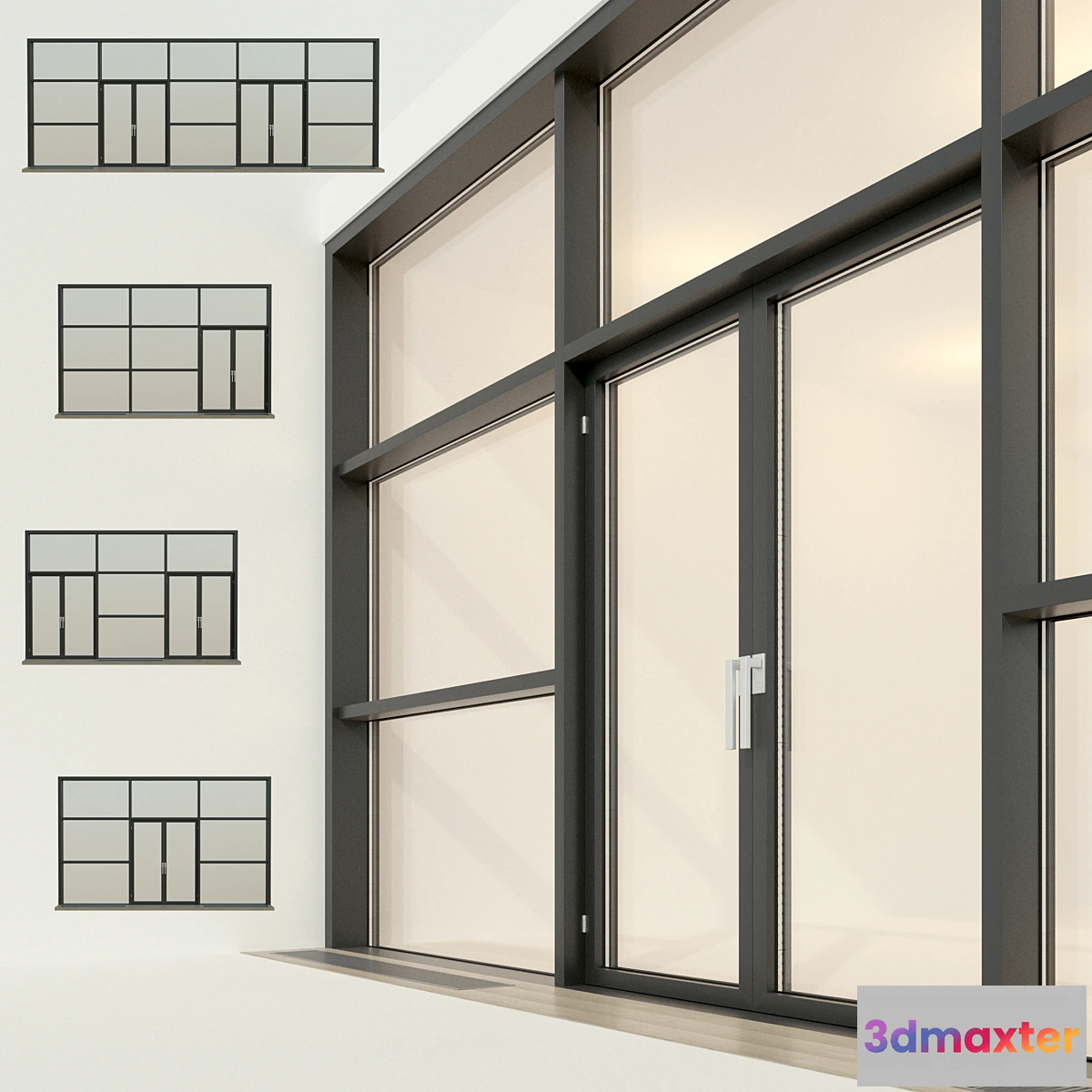 737083 - Panoramic glazing. Stained glass window 25 - No.2