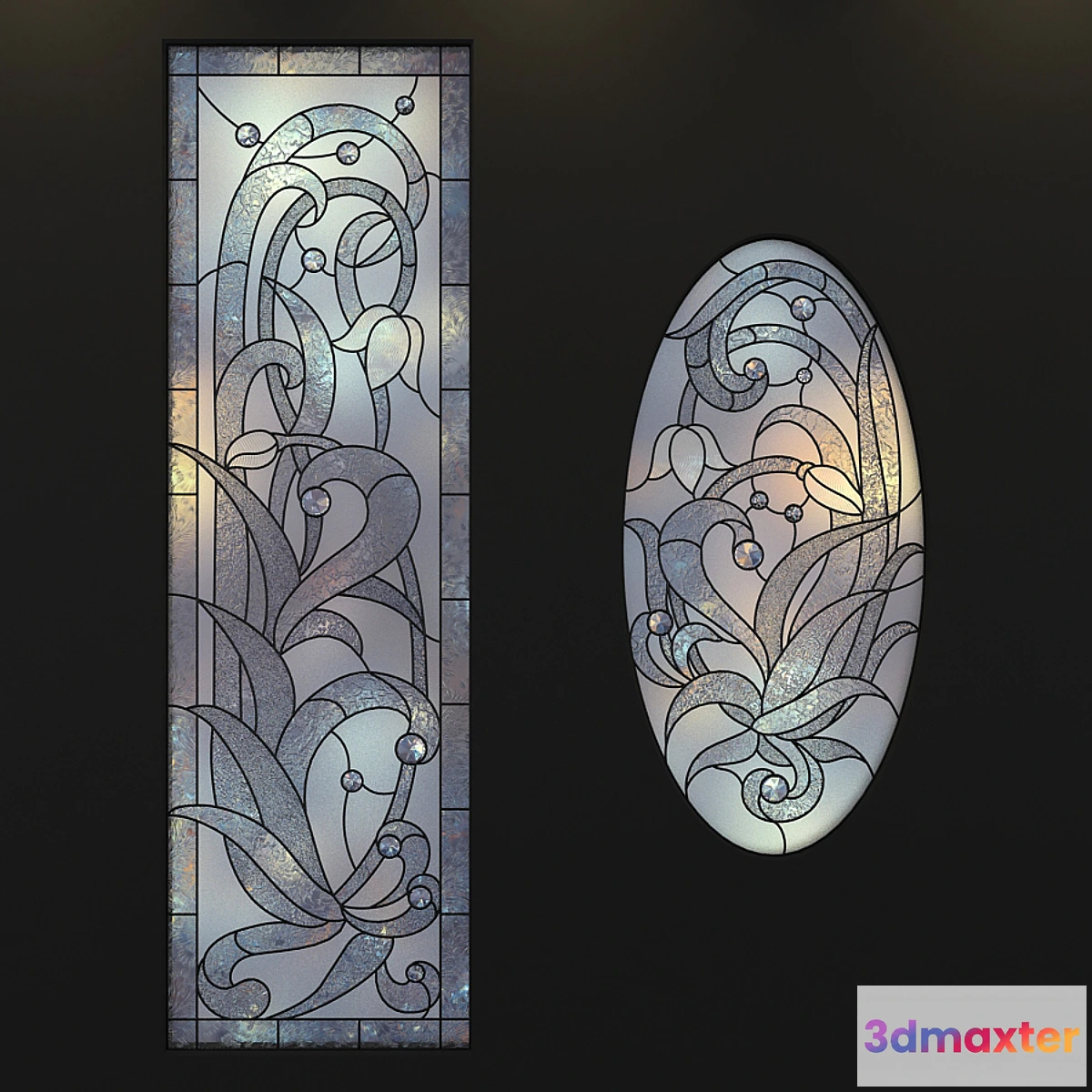 819958 - Stained-glass windows a set of - No.2