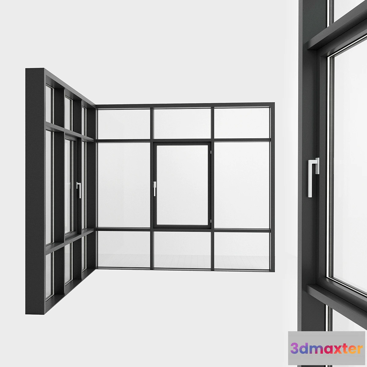 847203 - Panoramic glazing. Stained glass. 99 - No.3