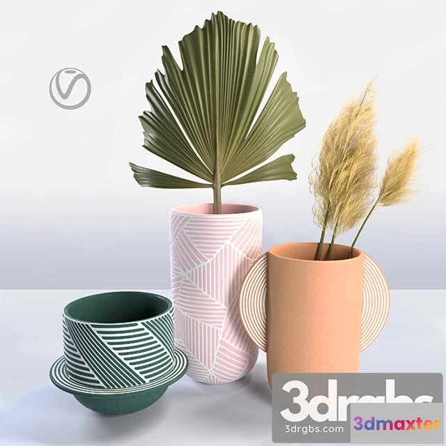 1008932 - Anthropologie Vase Set