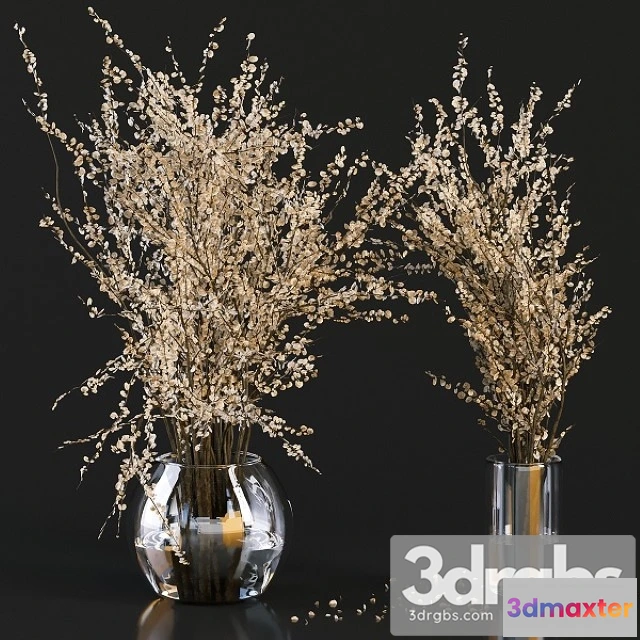 1009030 - Bouquet Collection 05 Linen Chest Herringbone in Glass