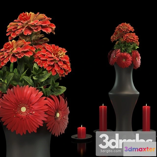 1009540 - Flower Bouquet Red