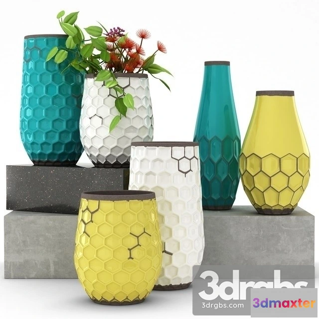 1009592 - Flower Vase Set 4