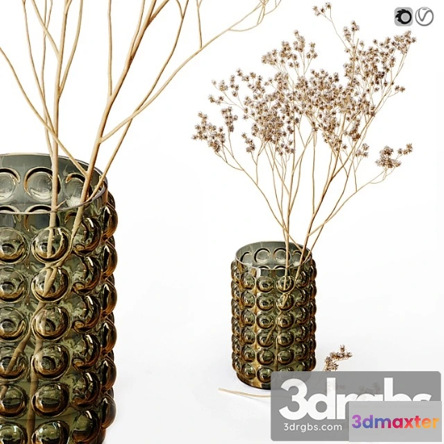 1009656 - HM Vase With Fry Flowers