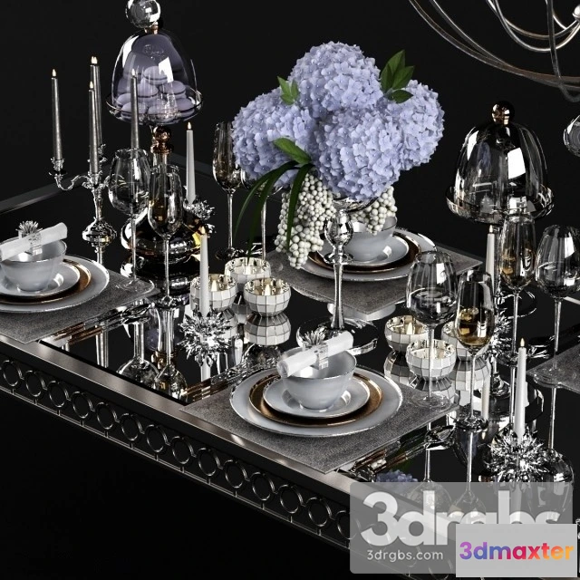 1009996 - Sophie Mirrored Dining Table