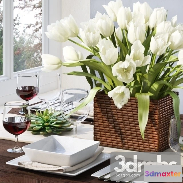 1010026 - Tableware Tulips