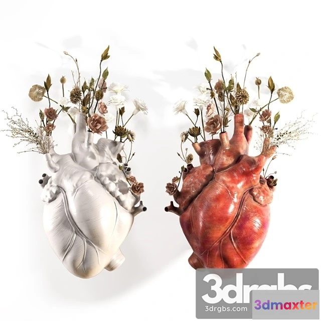 1010102 - Wall Heart Vase