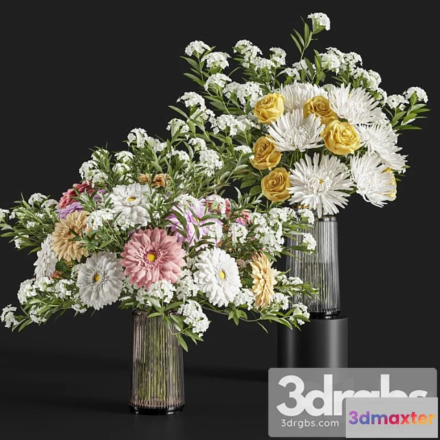 1059748 - Flower set 021 gerbera chrysanthemum