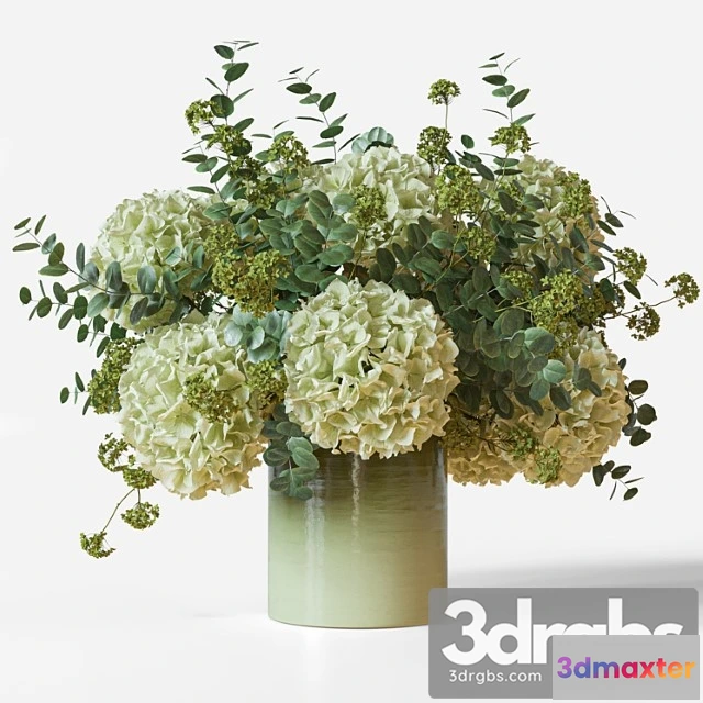 1059758 - Flower set 051 green hydrangea - No.2