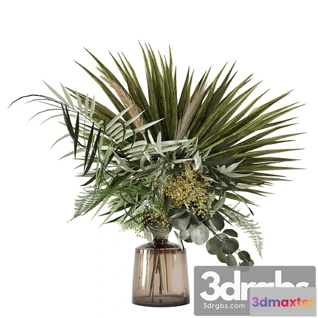 1059778 - Green bouquet with palms - No.2
