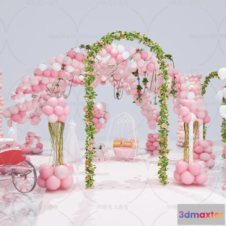 1134466 - Balloon Floral - 3D Models - 0015