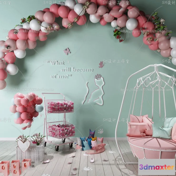 1134474 - Balloon Floral - 3D Models - 0019