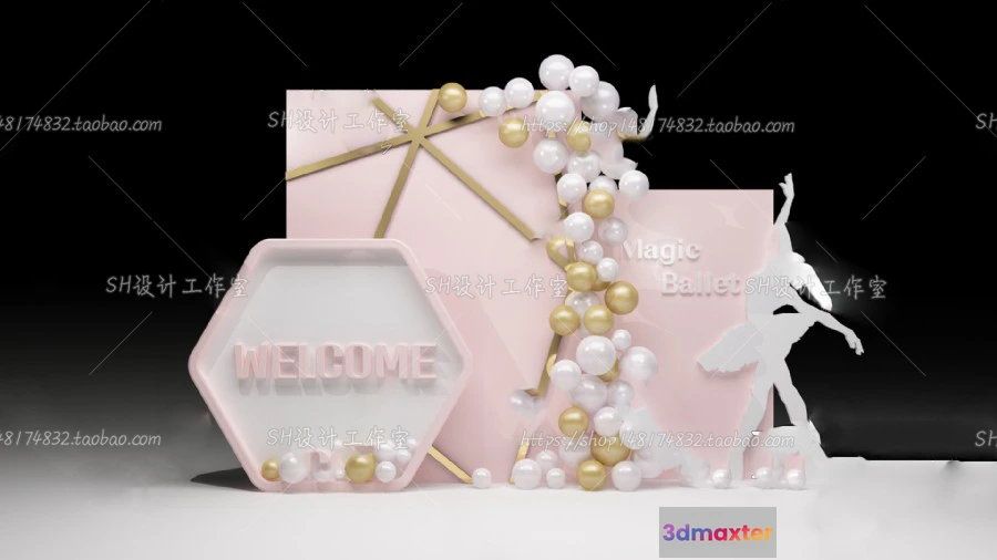 1134480 - Balloon Floral - 3D Models - 0022