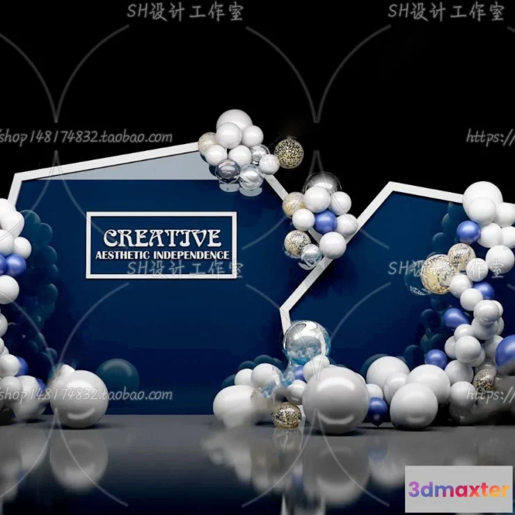 1134490 - Balloon Floral - 3D Models - 0027