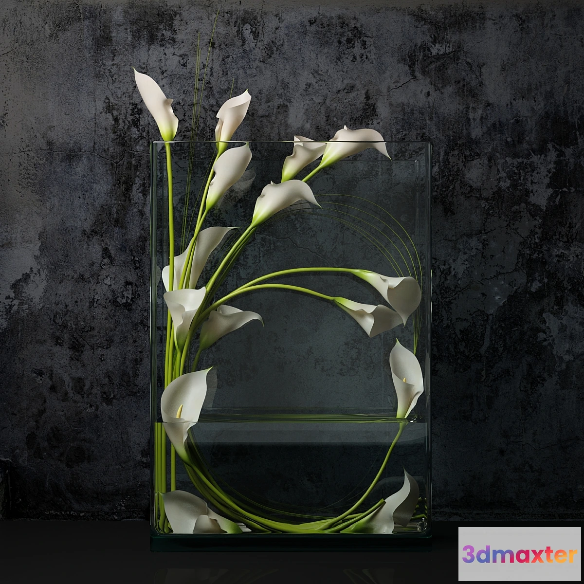 1280460 - White calla 3D Max