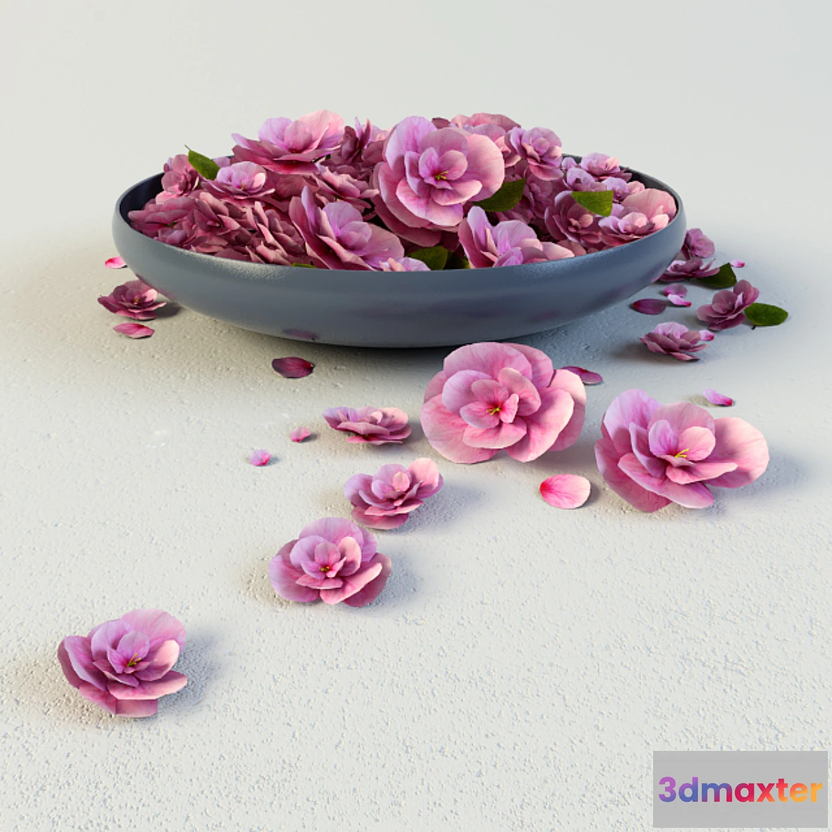 1283324 - dish flowers - No.2 3D Max