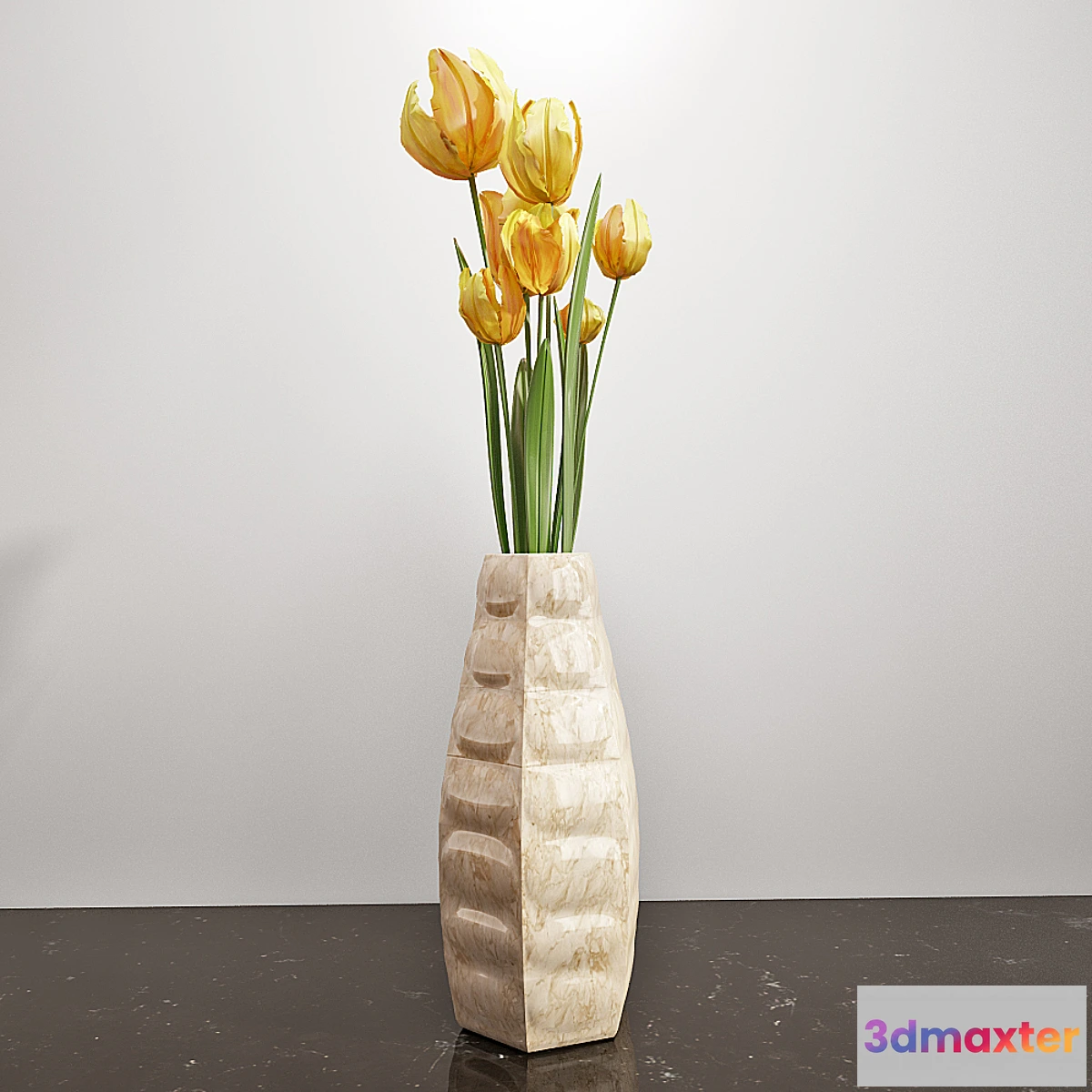1290825 - Yellow tulips 3D Max