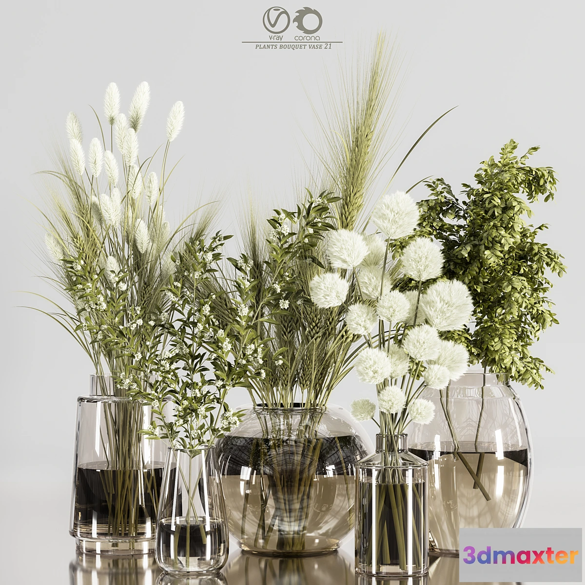 1297036 - Collaction_Plants_Bouquet_21 3D Max