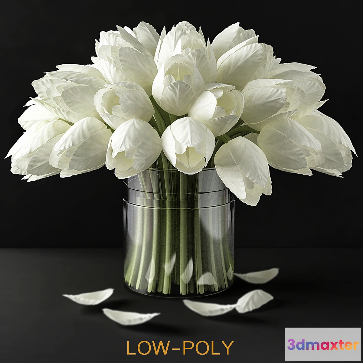 1306505 - Handcrafted Real Touch Tulips (low poly) 3D Max