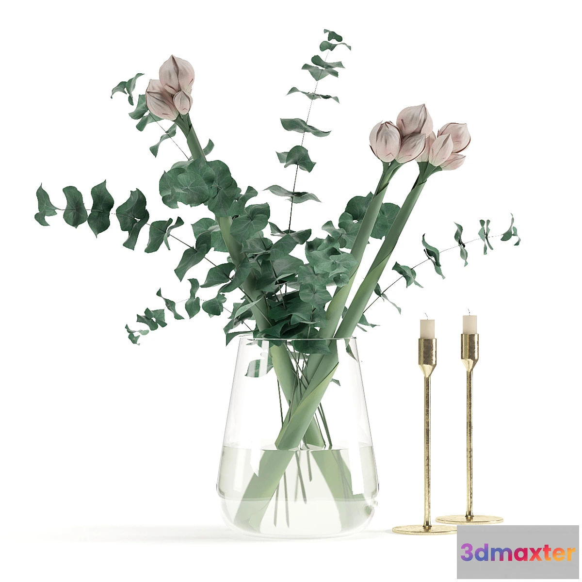 1315799 - Vase with Flowers 3D Max