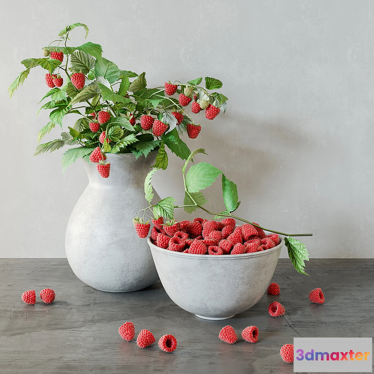 1323939 - Raspberries 3D Max