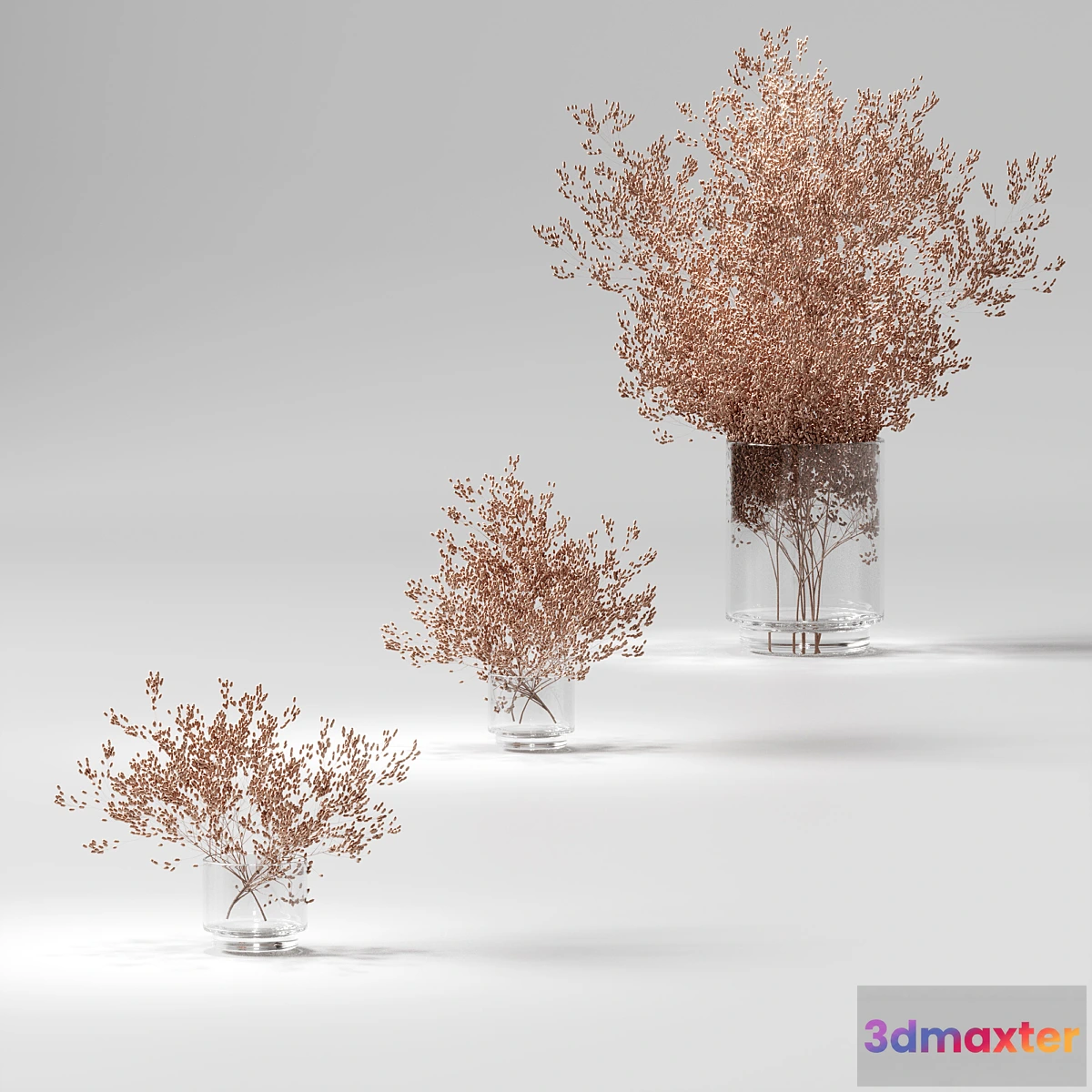 1325326 - Dry plants set. 3 models 3D Max
