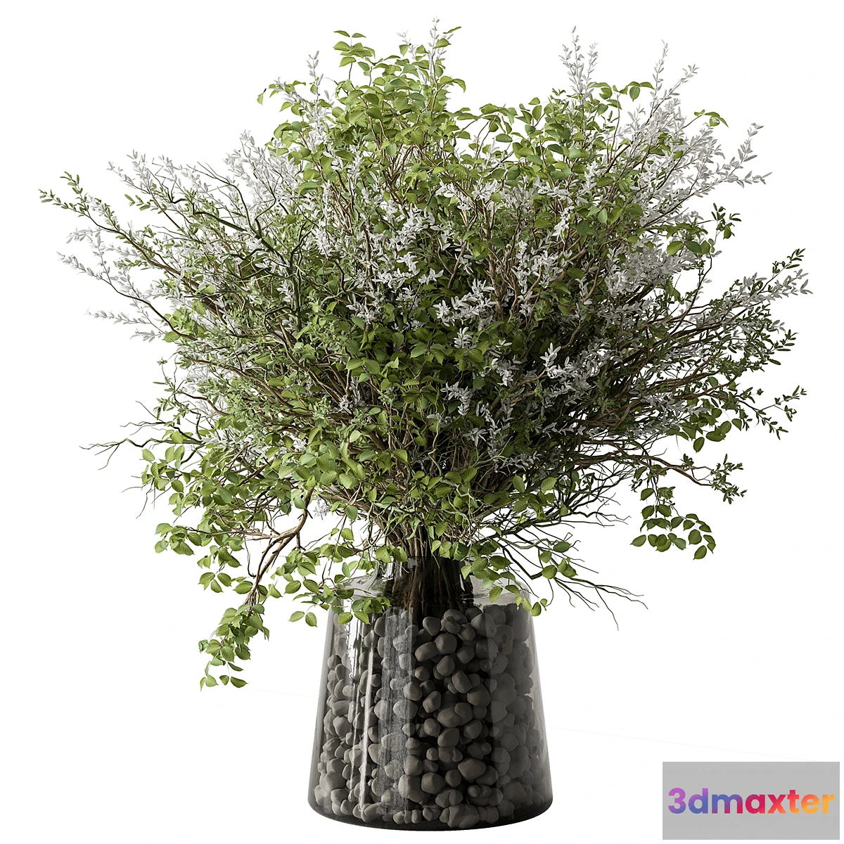 1346874 - Bouquet - Green Branch 124 - No.2 3D Max