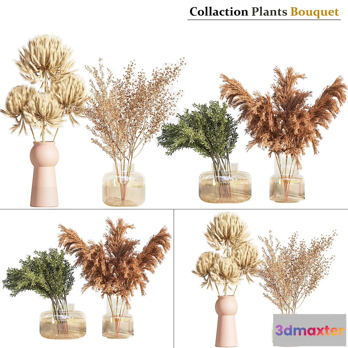 1357825 - Collaction_Plants_Bouquet_01 3D Max
