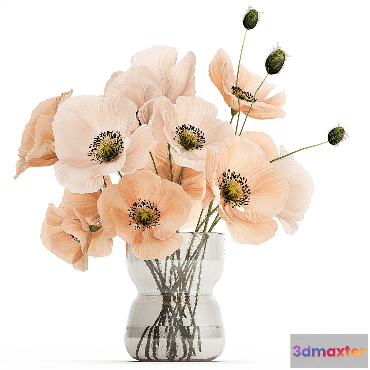 1402800 - Flower bouquet. Set 463. 3D Max