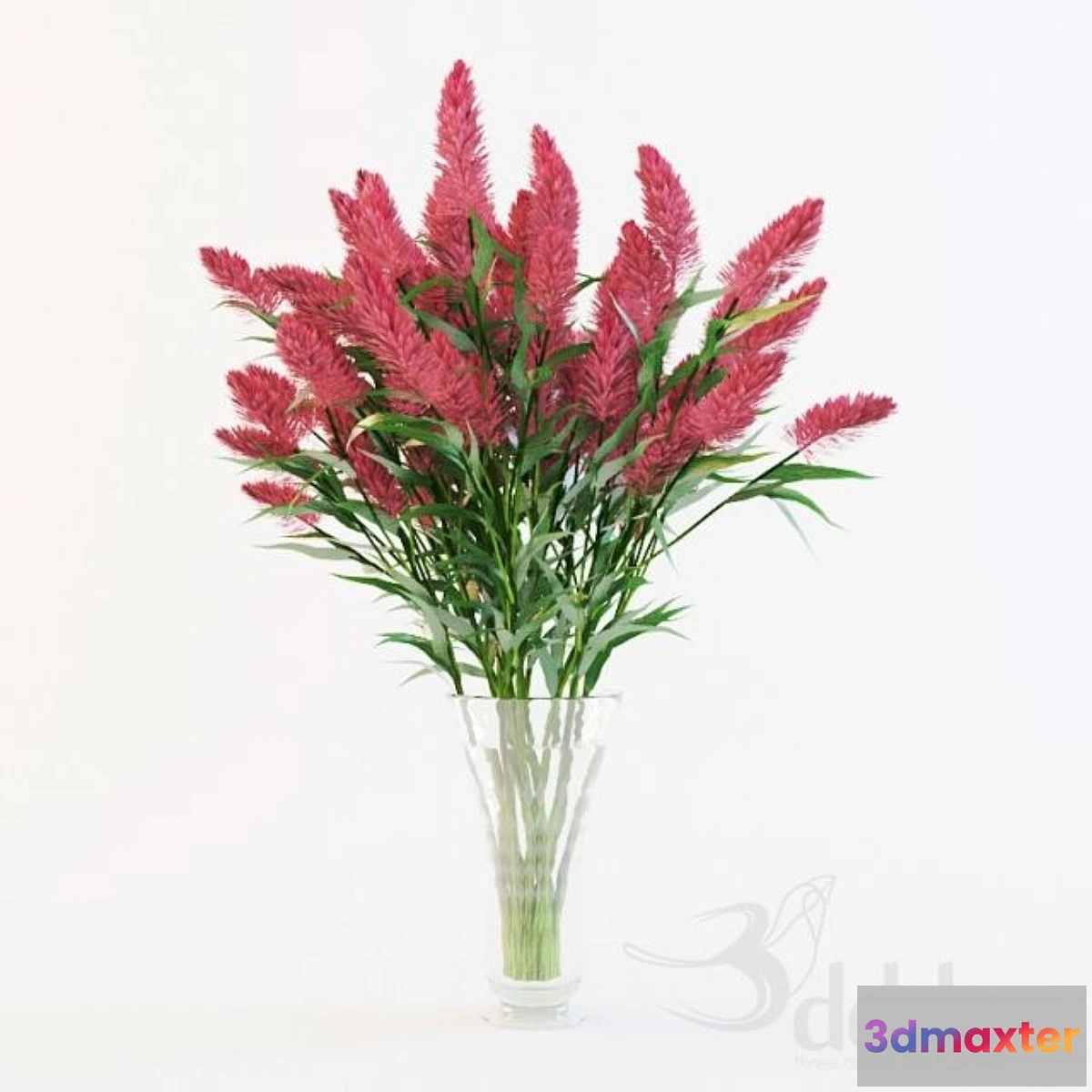 1407096 - Red flower 3D Max