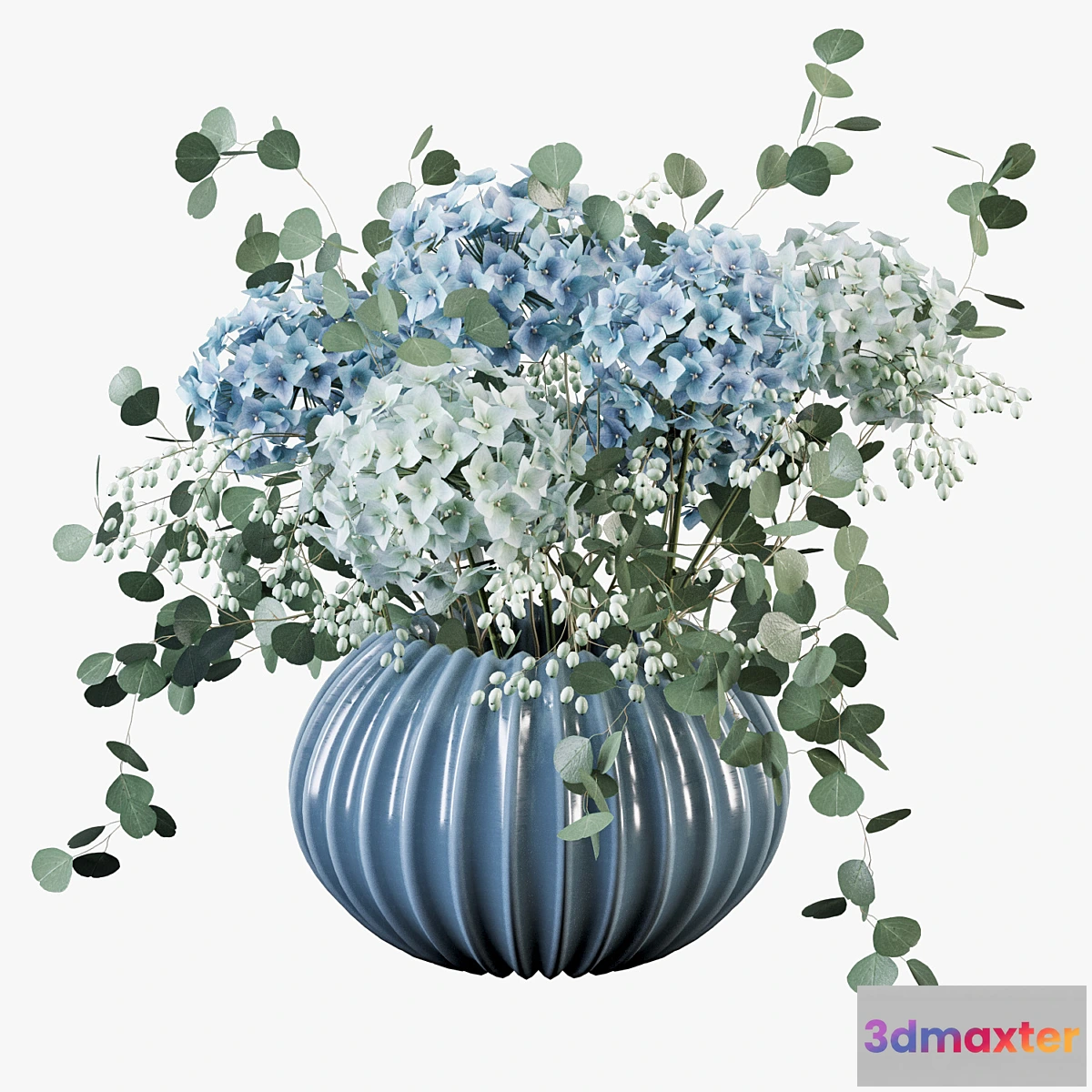 1411114 - Hydrangea bouquet 3D Max