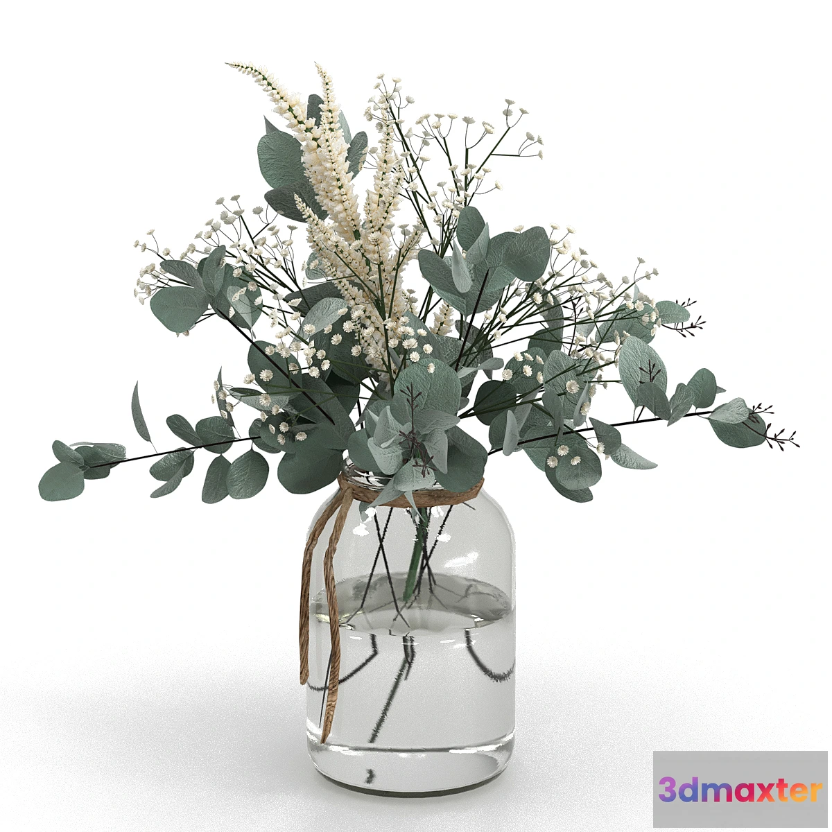 1412594 - Eucalyptus bouquet 3D Max