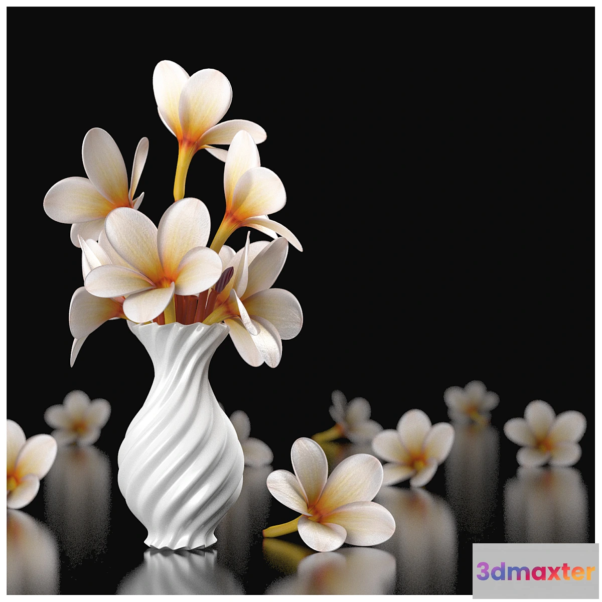 1428366 - PLUMERIA 3D Max