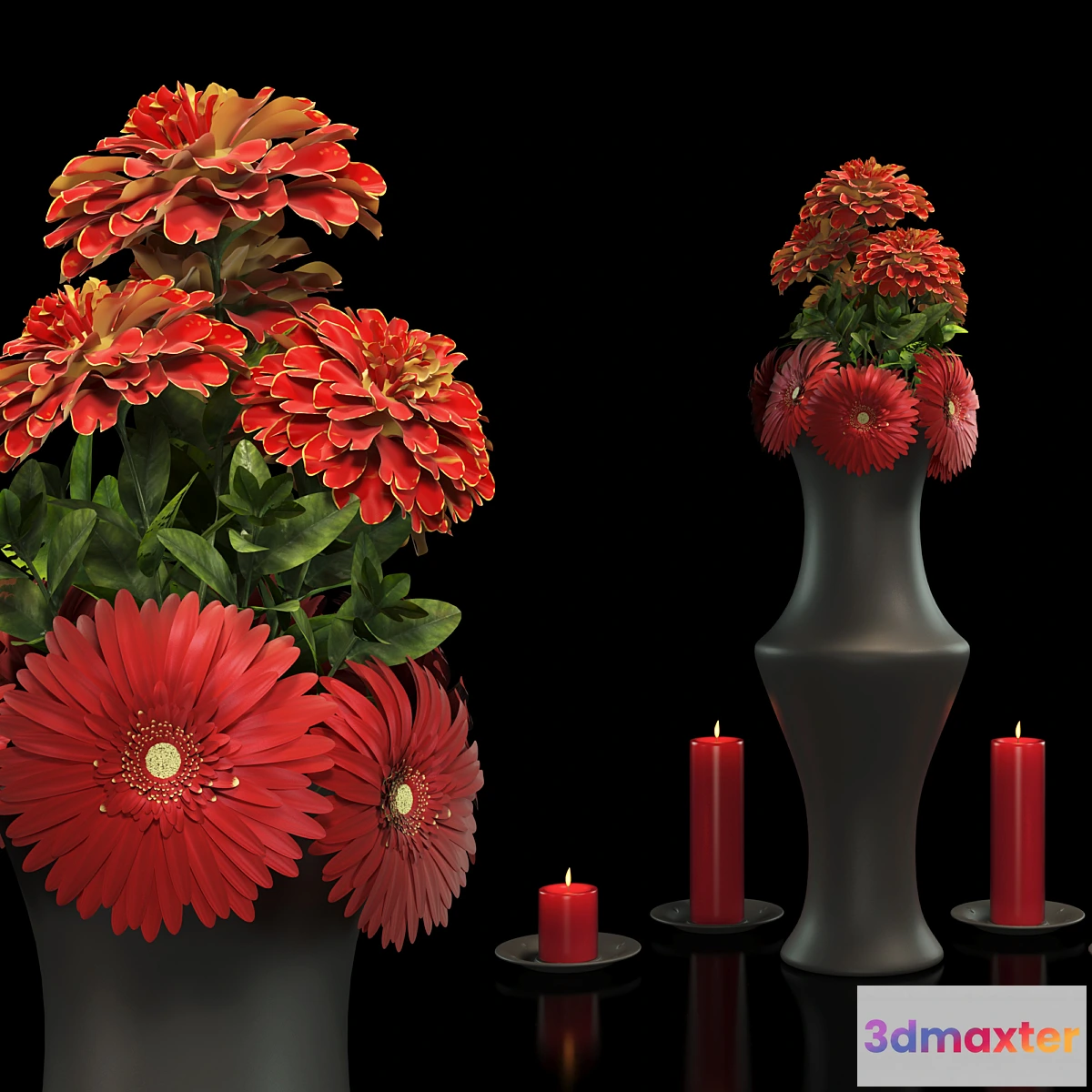 1429564 - Flower Bouquet Red 3D Max