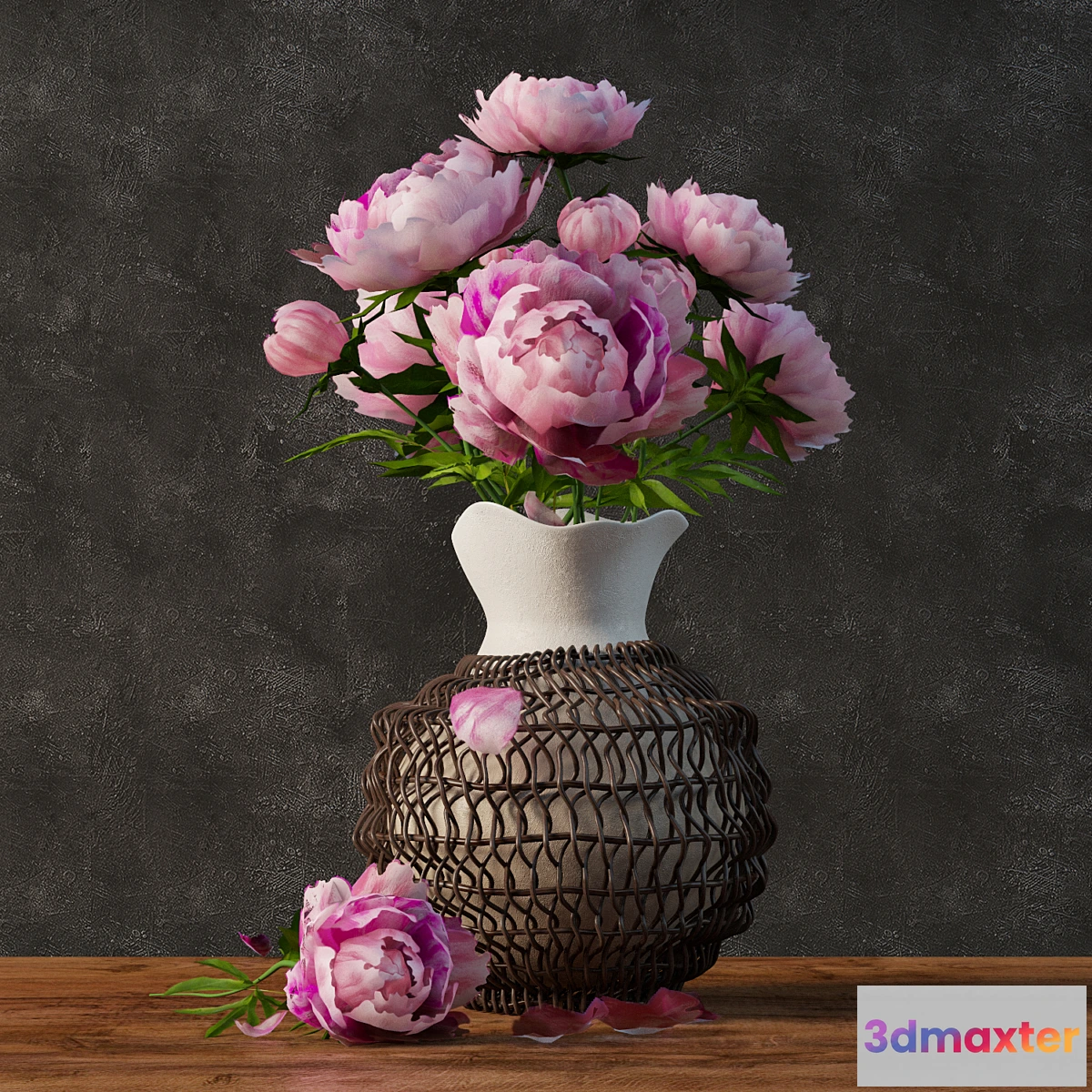 1429960 - Peonies 3D Max