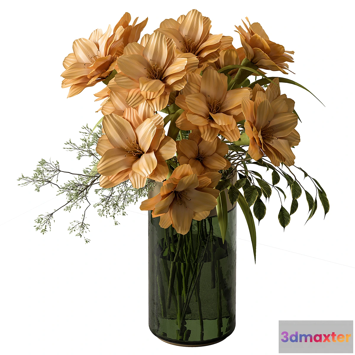 1439452 - Bouquet - Yellow Flowers 126 3D Max