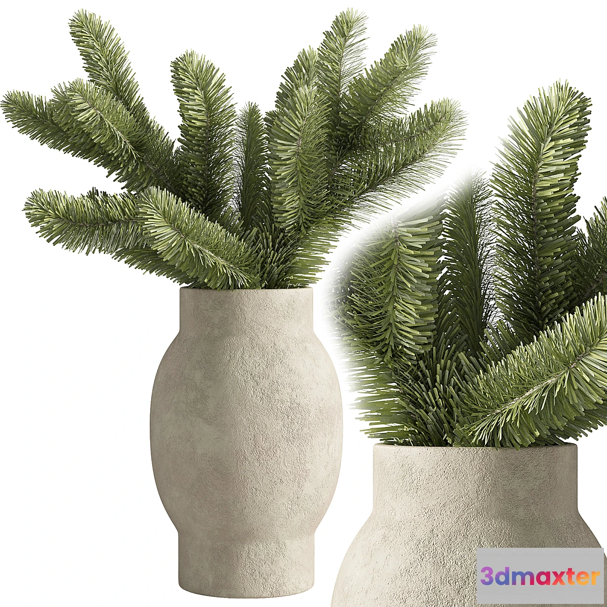 1441520 - Decorative bouquet set 14 3D Max