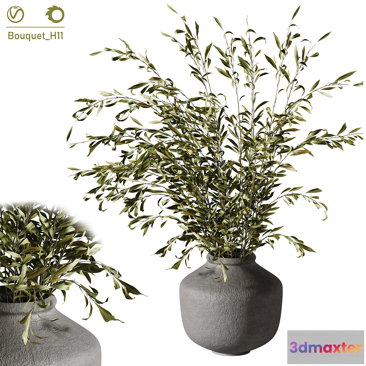 1448062 - Bouquet_H11 3D Max