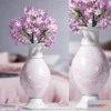 1451836 - Light pink flower vase 3D Max
