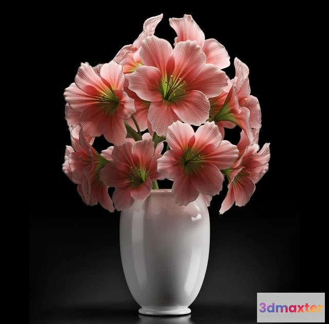 1538638 - PINK AMARYLLIS 3D Max