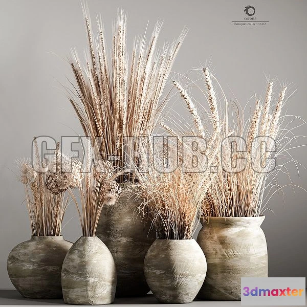 1541263 - Bouquet Collection 02 3D Max