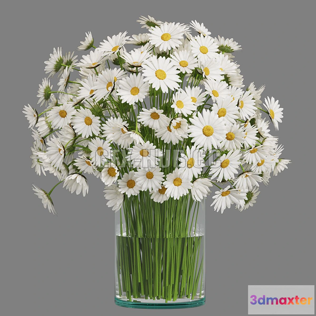 1541427 - Flower in Glass Vase 05 3D Max