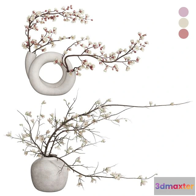 1541937 - Flower In Vase 52 3D Max