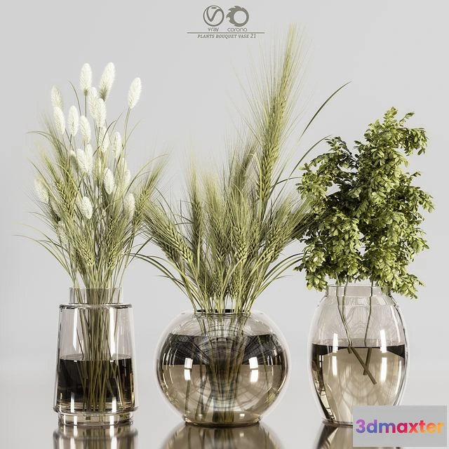 1549437 - Collaction_Plants_Bouquet_21 3D Max