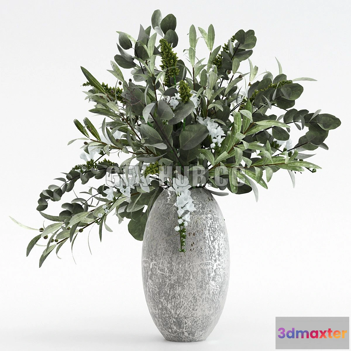 1554825 - Bouquet in a vase 3D Max