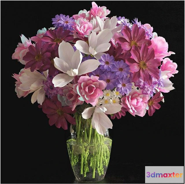 1561154 - Bouquet 002 3D Max