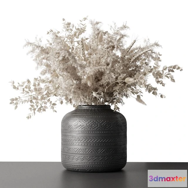 1562413 - Pampas vase 3D Max
