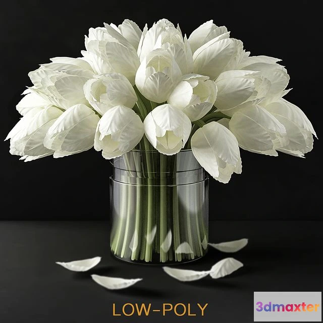 1568456 - Handcrafted Real Touch Tulips 3D Max