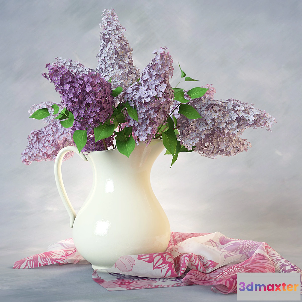 582146 - Lilac Bouquet in Vase